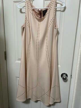 Jax Blush Pink Studded High-Low Dress